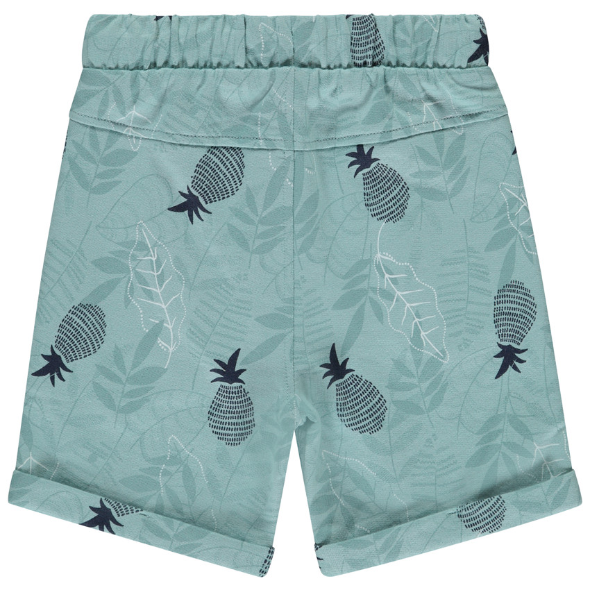 Bermudas de felpa con estampado de piña para bebé niño 