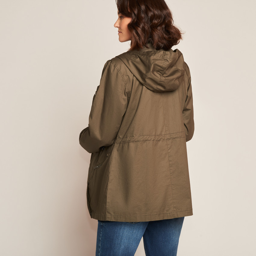 Parka de maternidad evolutiva con capucha 