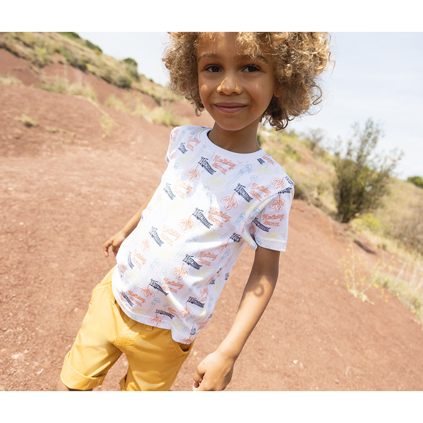 Lote de 2 camisetas de manga corta para niño 