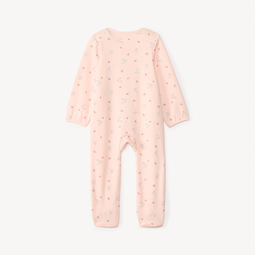Lot de 2 dors-bien fantaisie contrecollé en sherpa pour bébé fille  