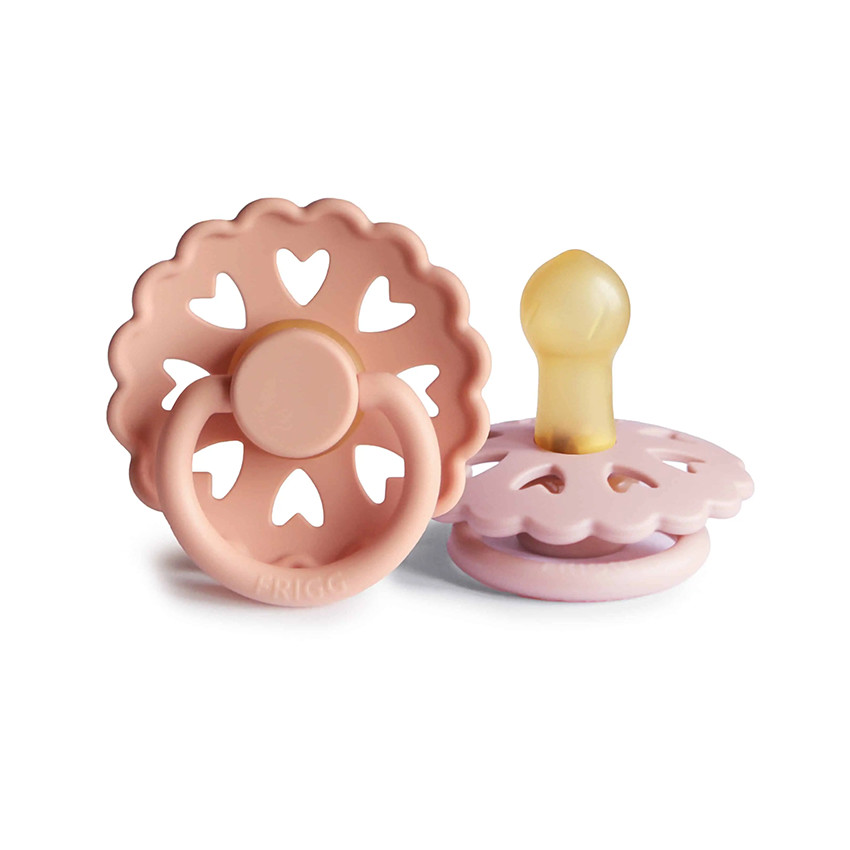 Pack 2 chupetes látex Fairytale 0-6M Princess/Thumbelina 