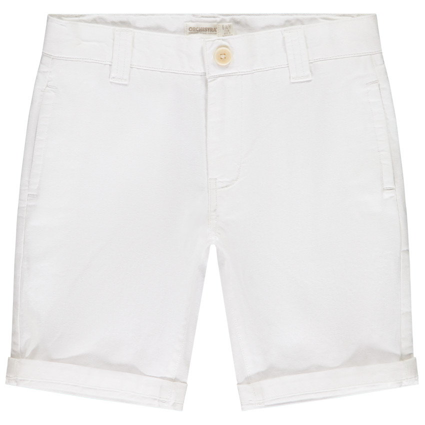 Bermudas de tela lisa para niño 