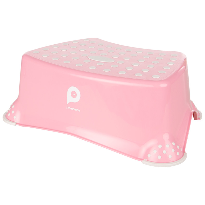 Escalón taburete antideslizante - Rosa 