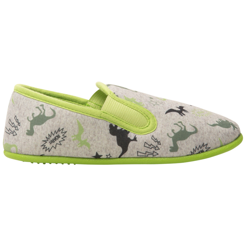 Chaussons bajos estampado dinosaurios para niño 