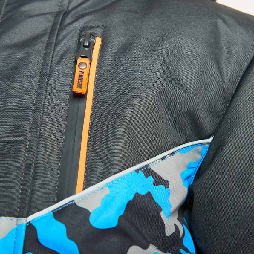 Veste de ski waterproof imprimé camouflage pour garçon 