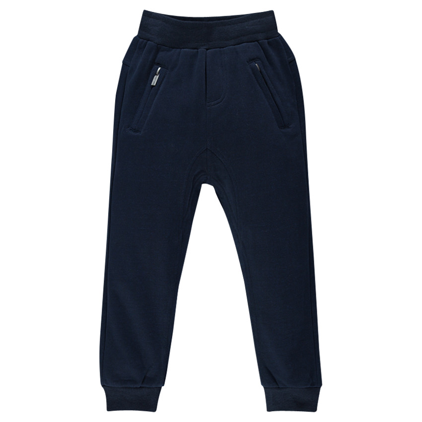 Pantalón de chándal de felpa liso o con motivos estampados 