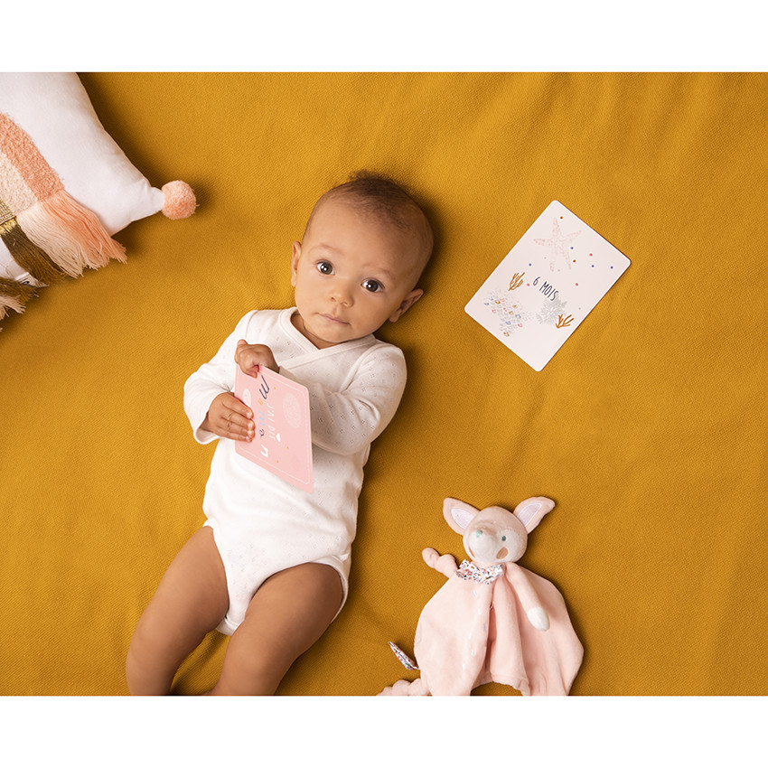 Tarjetas de fotos de nacimiento para niña x28 