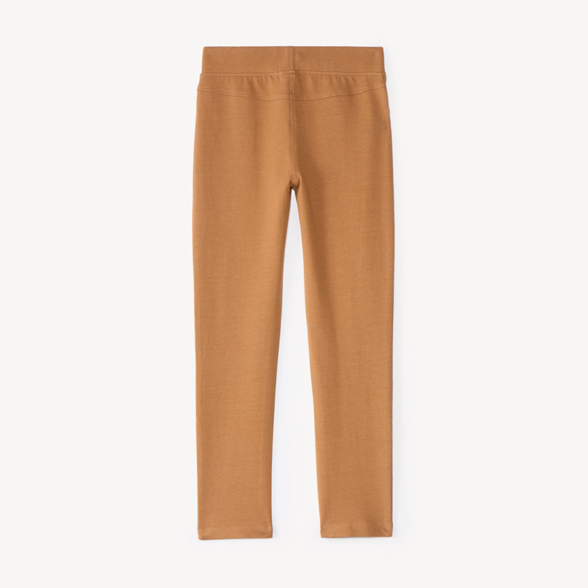 Jegging liso de punto para niña 