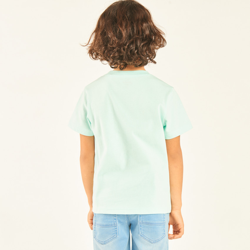 Camiseta de manga corta con estampado de Stitch de Disney para niño 