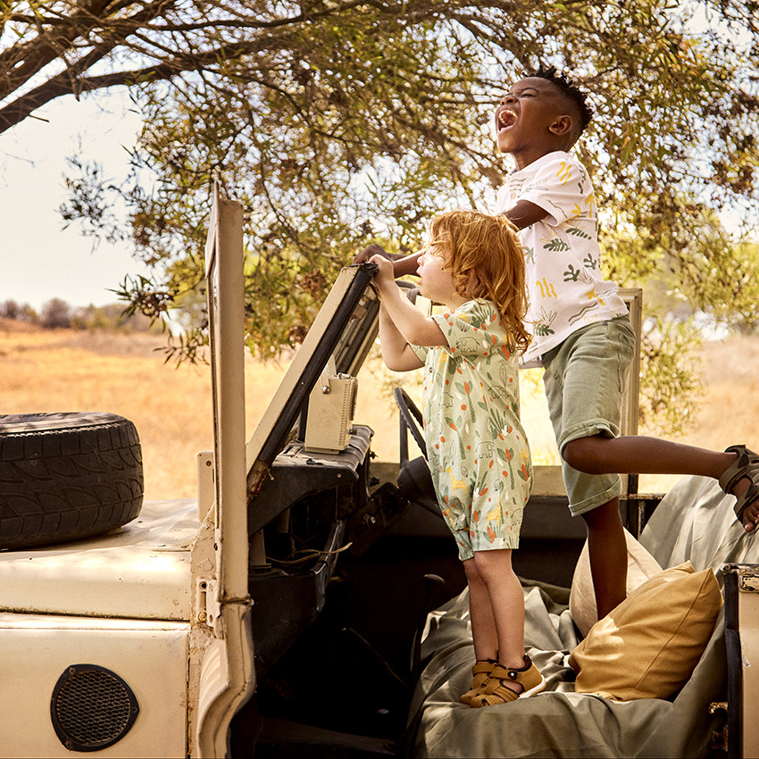 Bermudas efecto jean para niño 