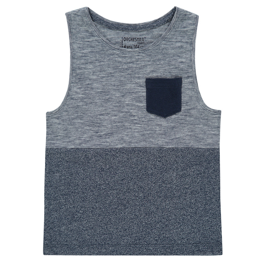 Júnior - Camiseta de punto de fantasía con bolsillo 