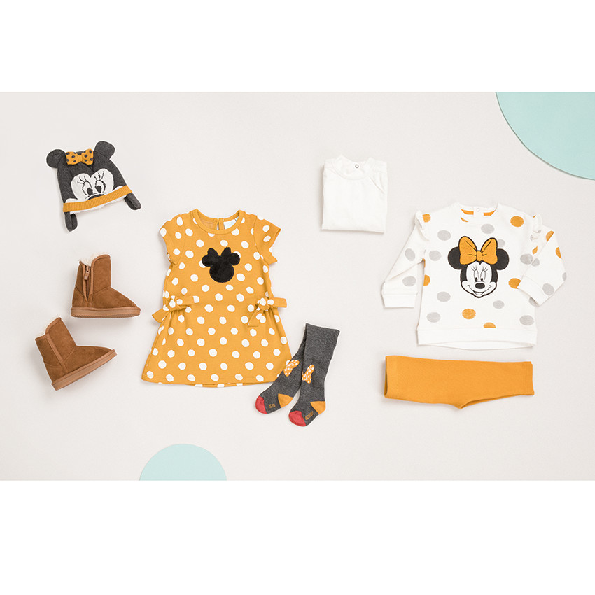 Vestido manga corta de malla Disney Minnie  Additional Vestido manga corta de malla Disney Minnie