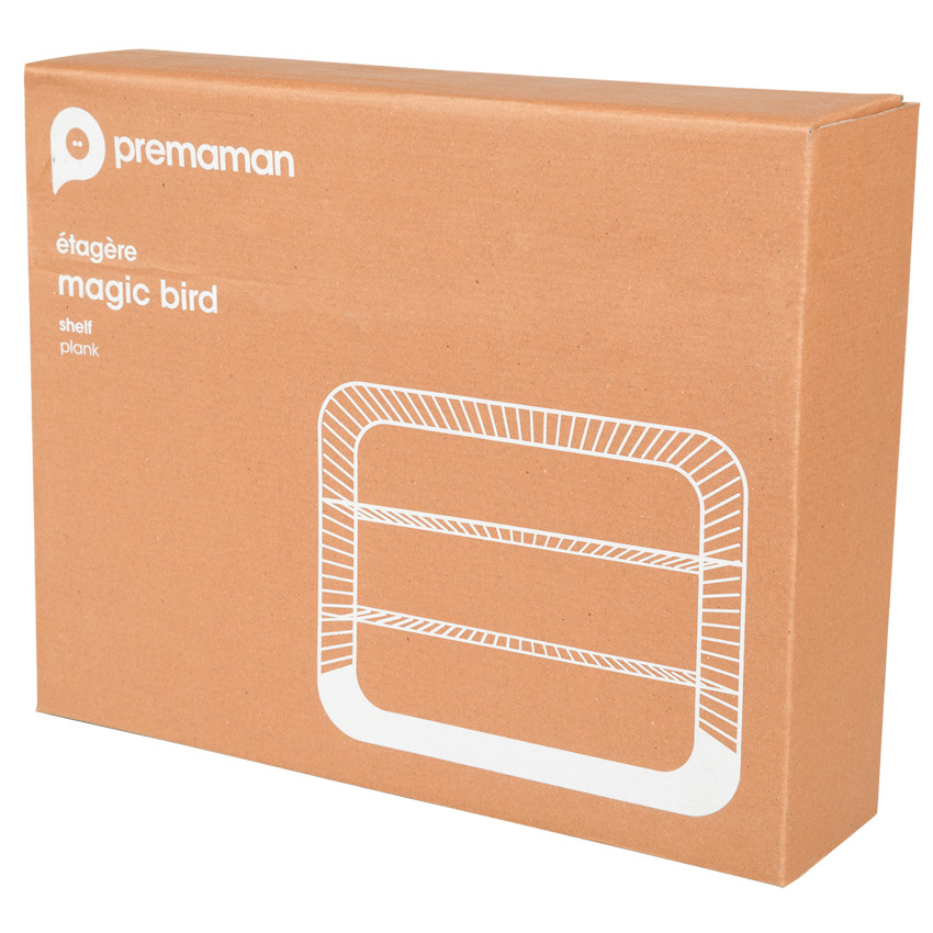 Estantería decorativa de metal rosa 