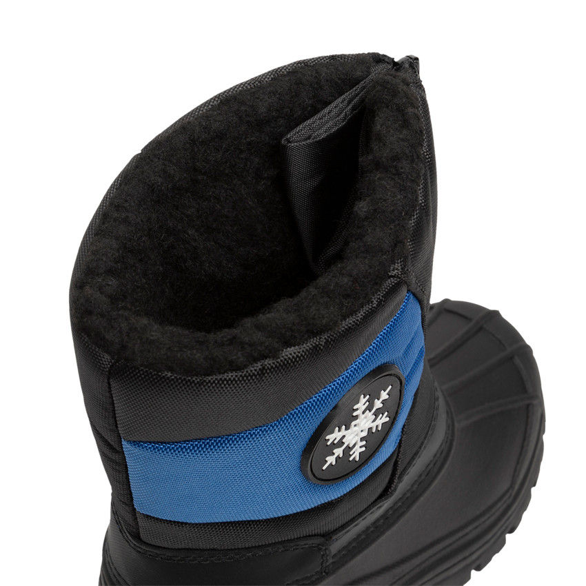 Botas de après-ski detalle parche copo de nieve para niño 