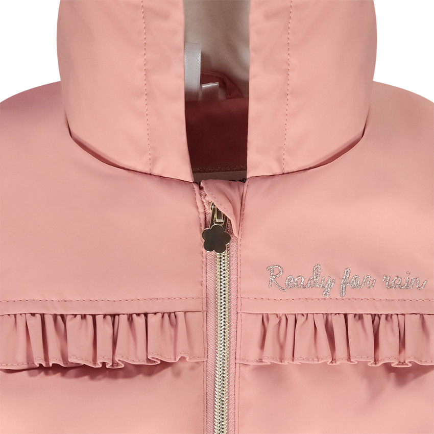 Parka gomme déperlante doublée sherpa pour bébé fille 