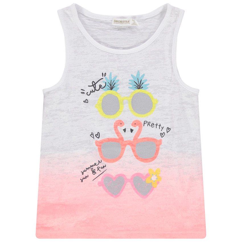 Camiseta sin mangas de punto con estampado fantasía  Additional Camiseta sin mangas de punto con estampado fantasía