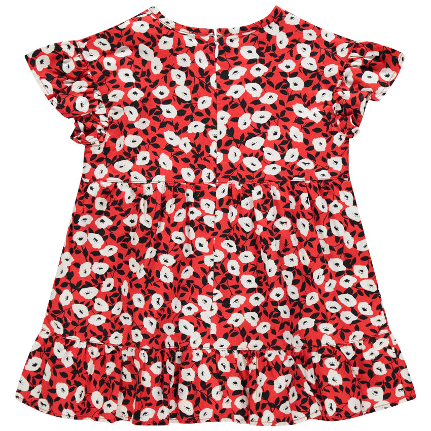 Tunique manches courtes à fleurs all-over   Additional Tunique manches courtes à fleurs all-over