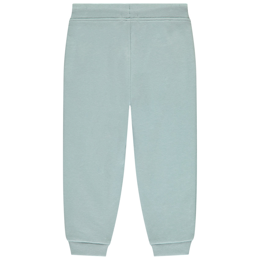 Chándal de felpa unicolor para niño. 