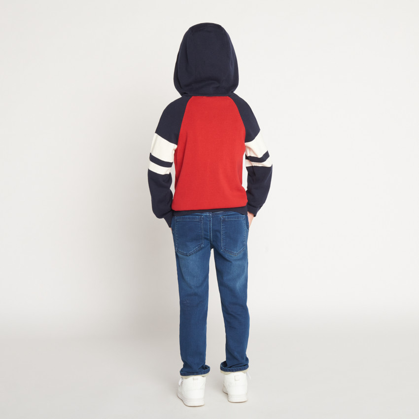 Chaqueta de punto con capucha y manga larga Spider Man niño 