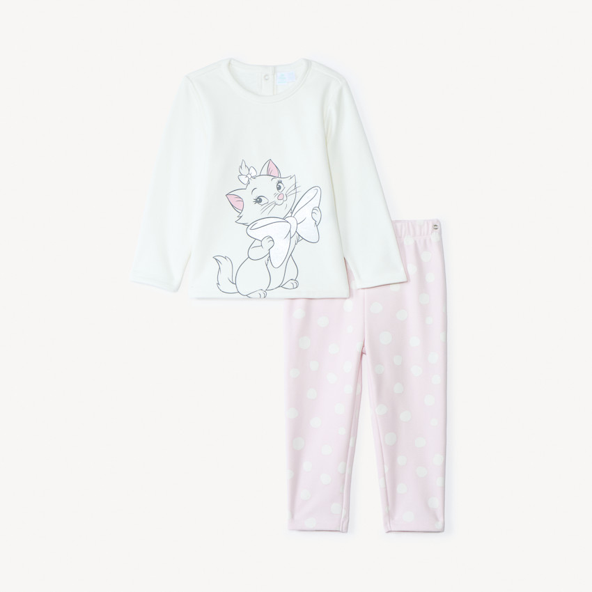Set pyjama Marie Disney pour bébé fille avec finitions différentes selon l'âge 
