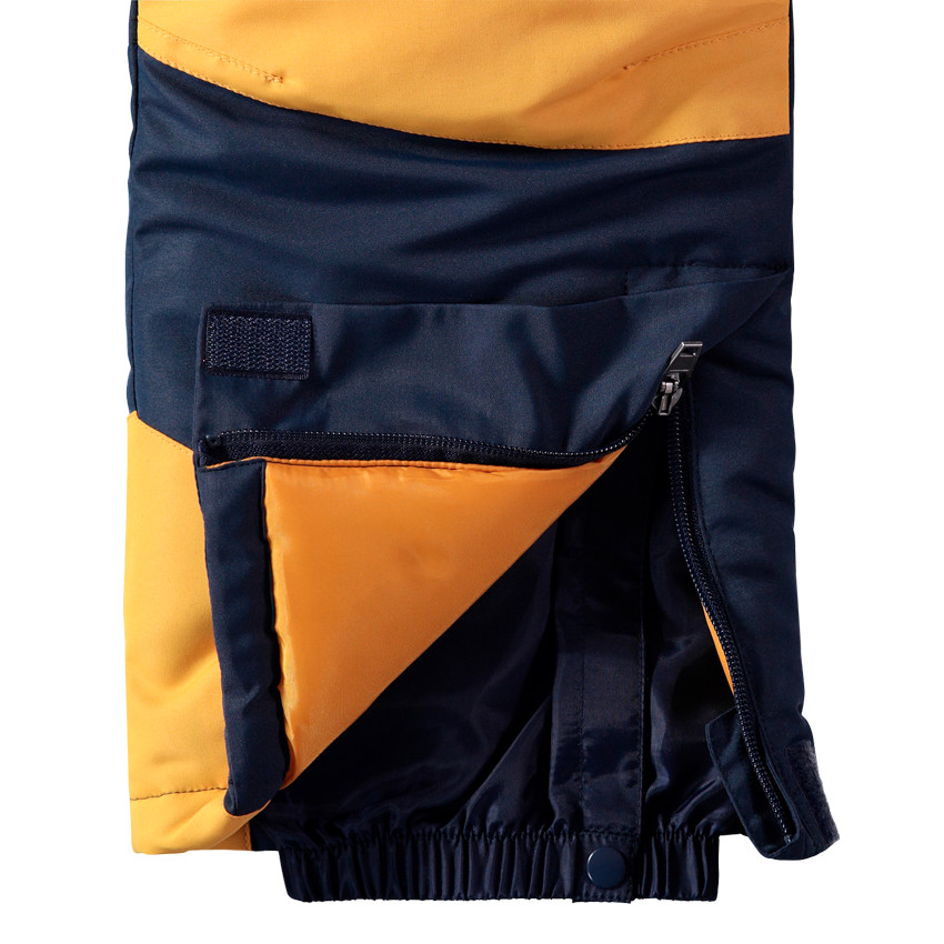 Mono de esquí con estampado y bolsillos con cremallera 