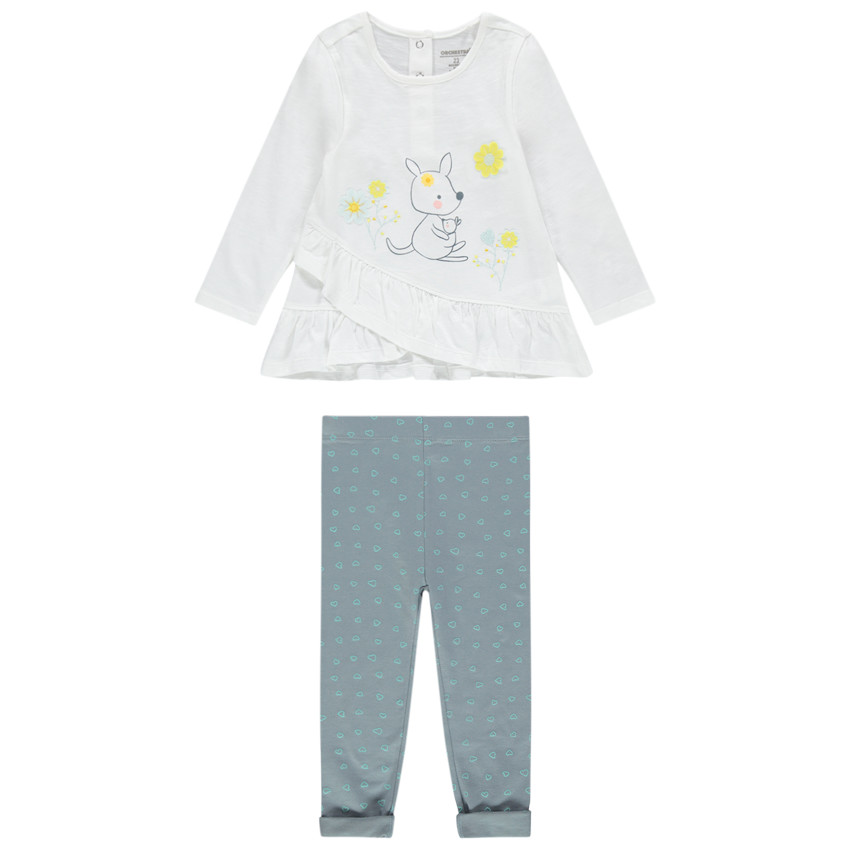 Conjunto túnica y leggings algodón orgánico 