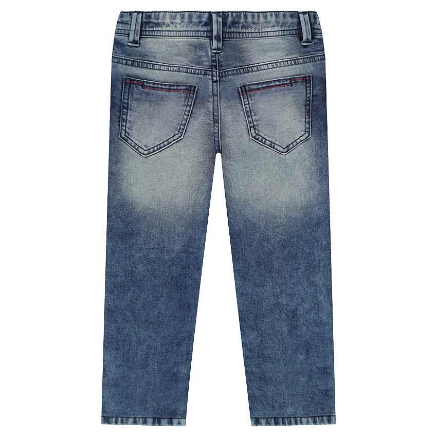 Vaqueros con efecto desgastado y manchas de pintura estampadas  Additional Vaqueros con efecto desgastado y manchas de pintura estampadas