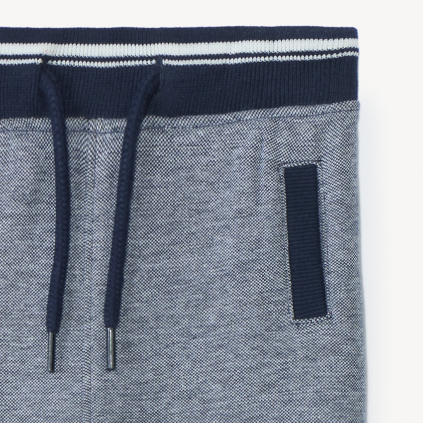 Jogging jaspeado de algodón piqué para bebé niño 