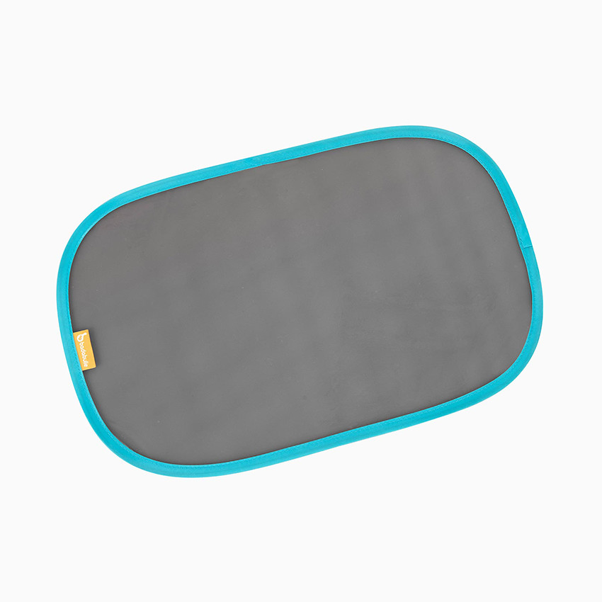 Set de 2 pares de parasoles para coche con stickers de montaña 