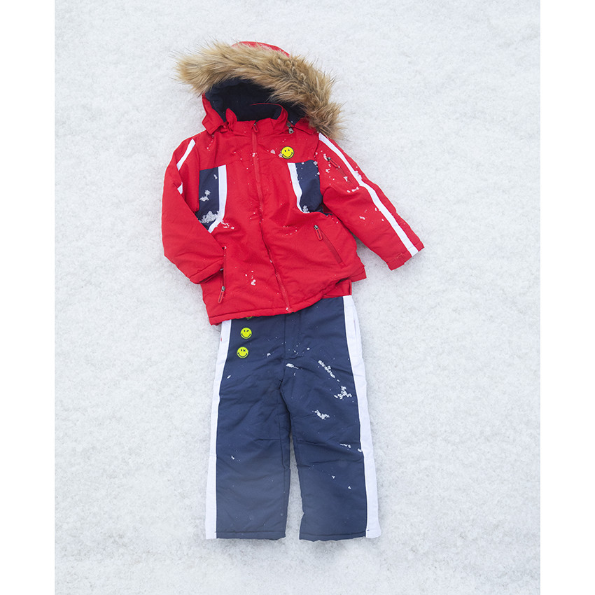 Cazadora de esquí con forro polar y pelo sintético desmontable 