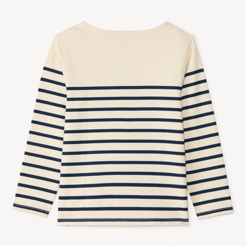 Camiseta de rayas de manga larga para niño 