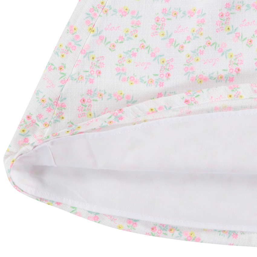 Conjunto con Vestido de flores y bloomer de rayas  Additional Conjunto con Vestido de flores y bloomer de rayas
