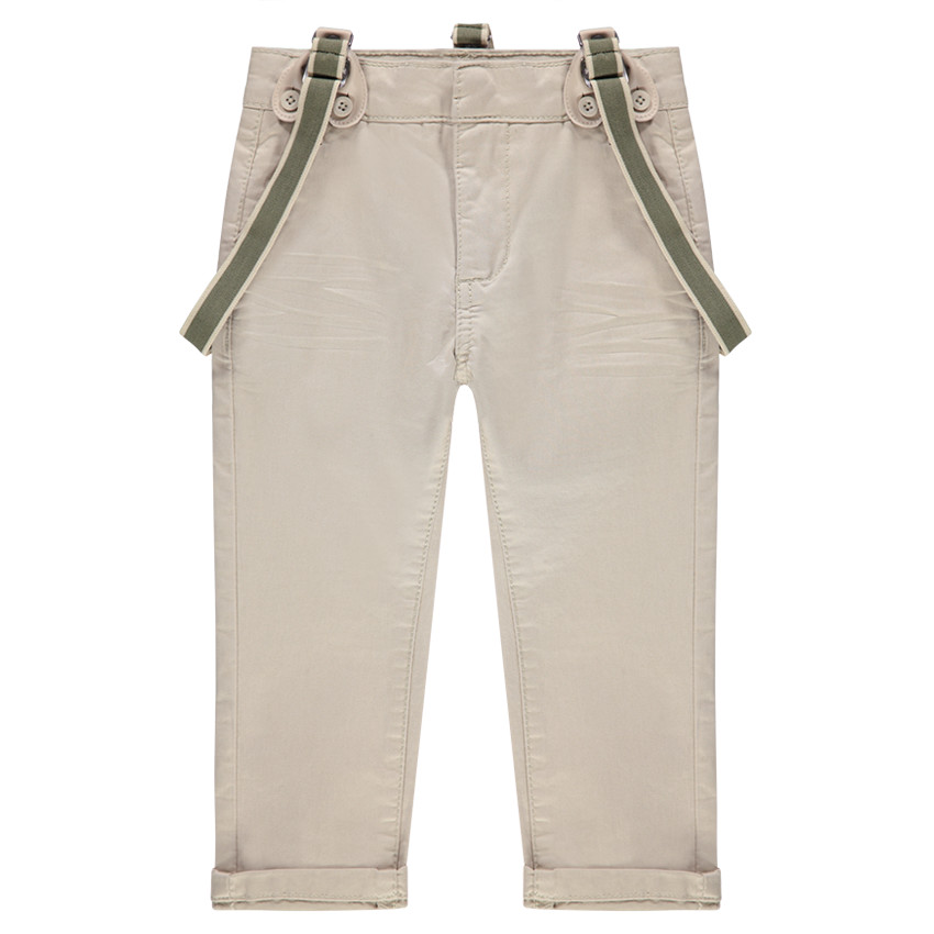 Pantalón de satén liso con tirantes desmontables  Additional Pantalón de satén liso con tirantes desmontables
