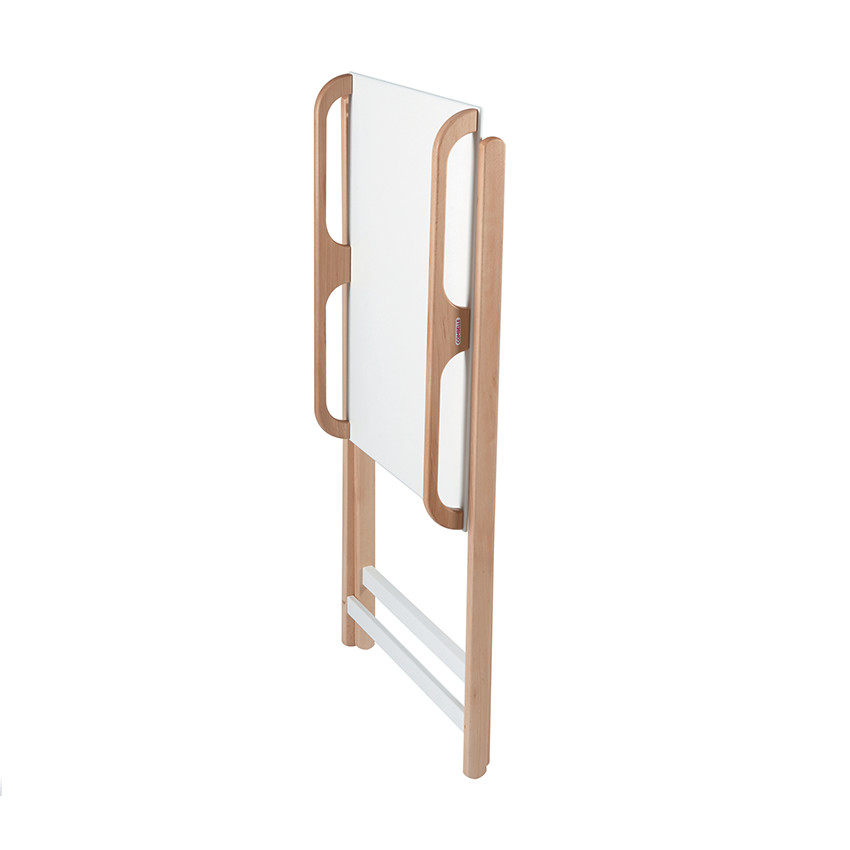 Mesa cambiador plegable Jade - bicolor natural/blanco 