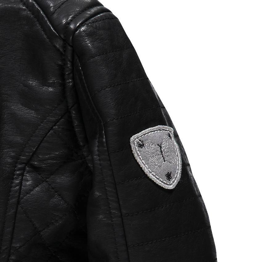 Cazadora Perfecto de aspecto cuero acolchado con detalle 