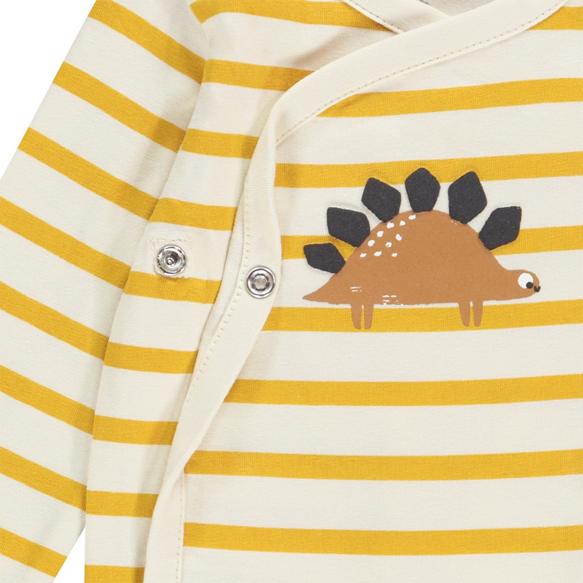 Pack de 5 bodis de manga larga en jersey con estampado de dinosaurios para bebé niño Main Pack de 5 bodis de manga larga en jersey con estampado de dinosaurios para bebé niño