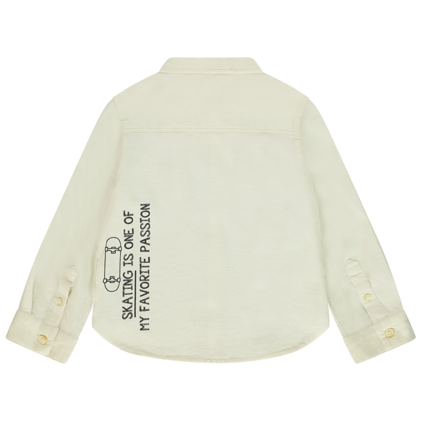 Camisa de manga larga con estampado Skating para niño 