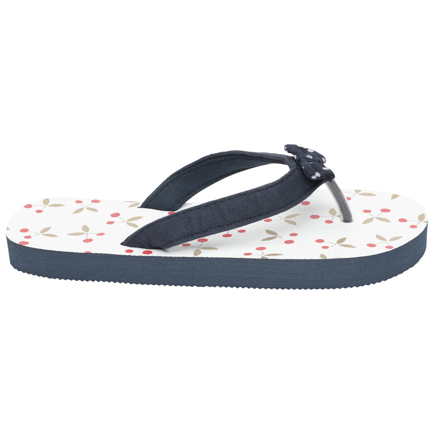 Tongs impresas de cerezas para niña con tirante según la edad 