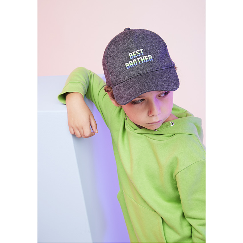 Gorra de felpa con bordado para niño 