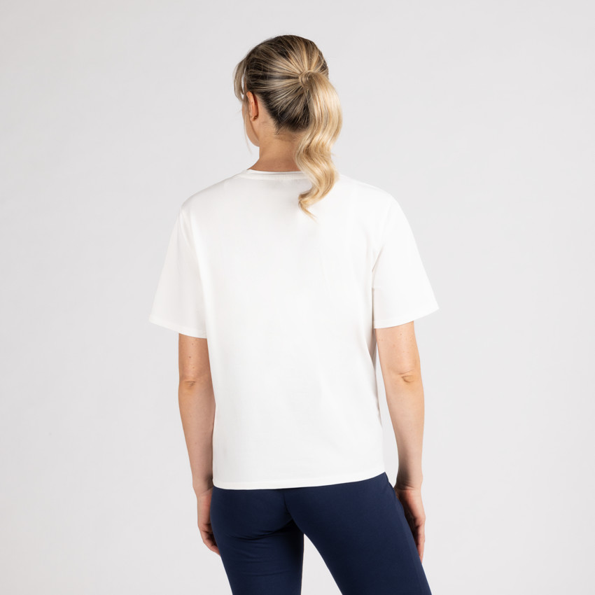 Camiseta de manga corta para embarazo y lactancia con estampado 