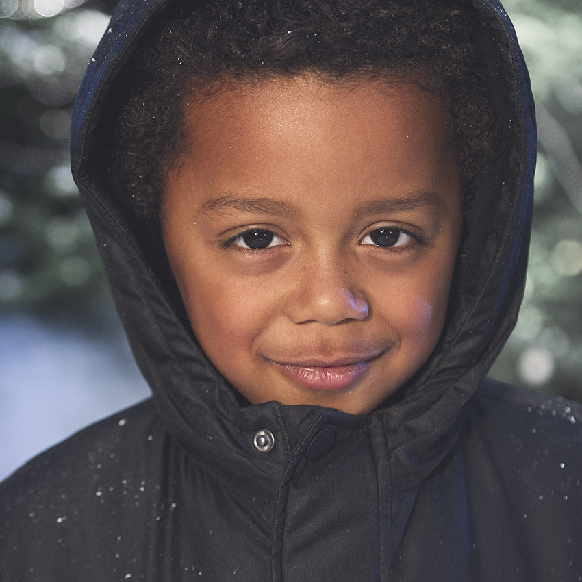 Parka 2 en 1 con chaleco de micropolar para niño 