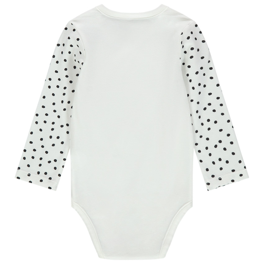 Body de manga larga con  lunares, estampado Winnie Disney  Additional Body de manga larga con  lunares, estampado Winnie Disney