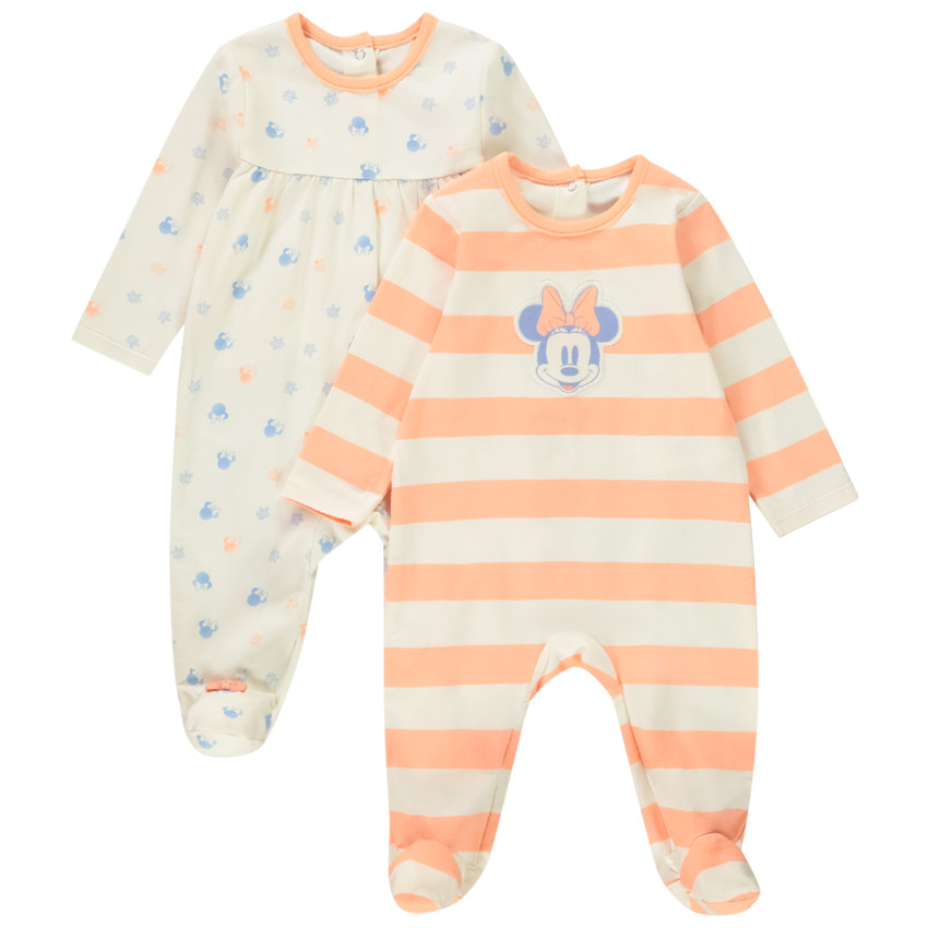 Lote de 2 peleles fantasía Minnie Disney para bebé niña 