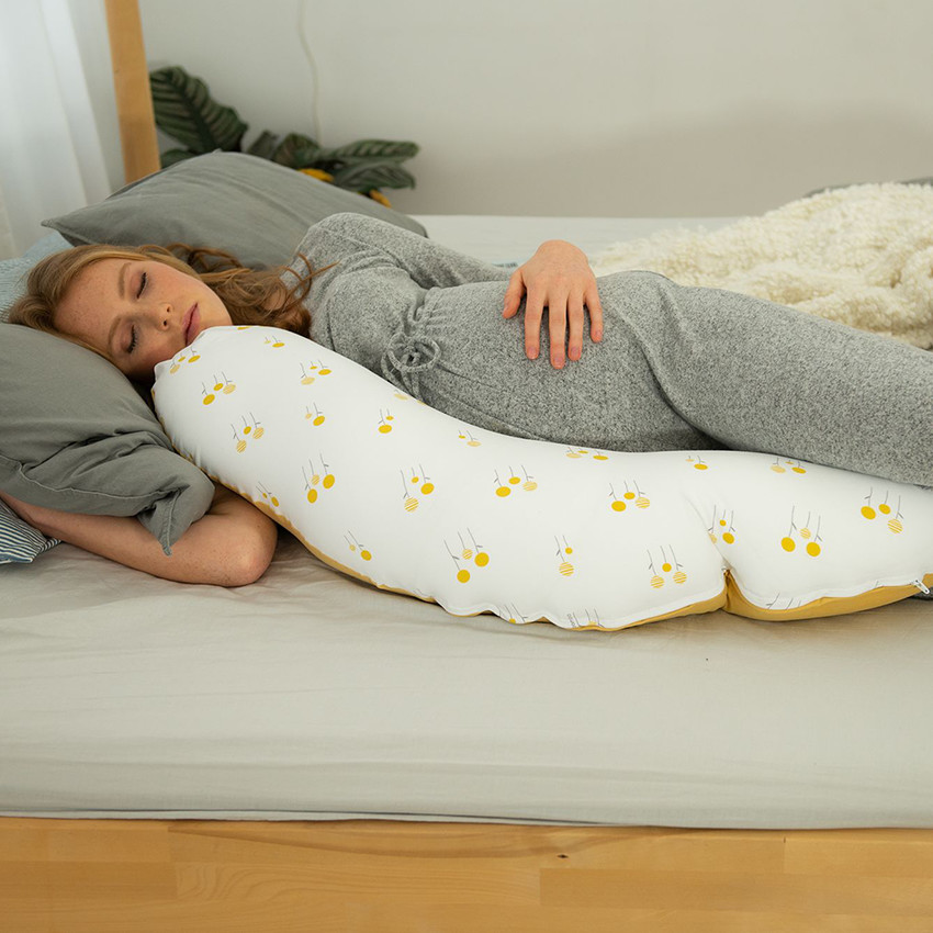 Cojín de lactancia Doomoo - Buddy Lollypop Ocre 