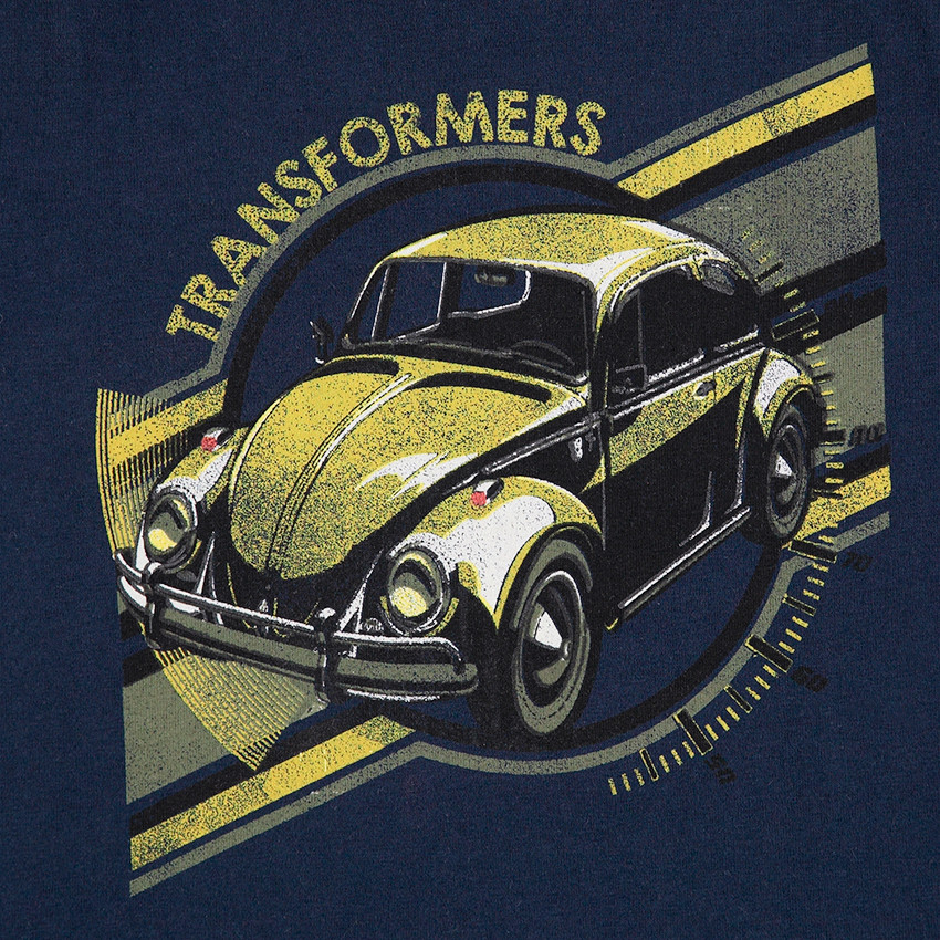 Camiseta de manga larga de efecto 2 en 1 con estampado de ©Transformers 