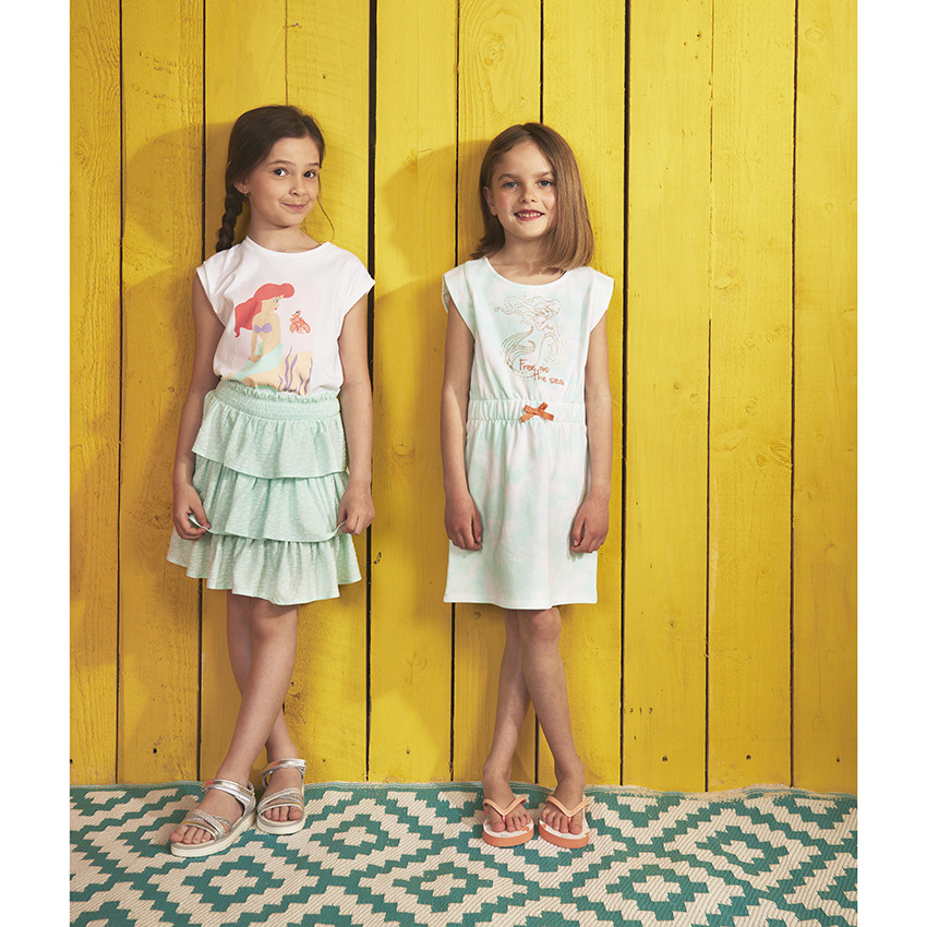 Robe en molleton print Ariel Disney pour fille 