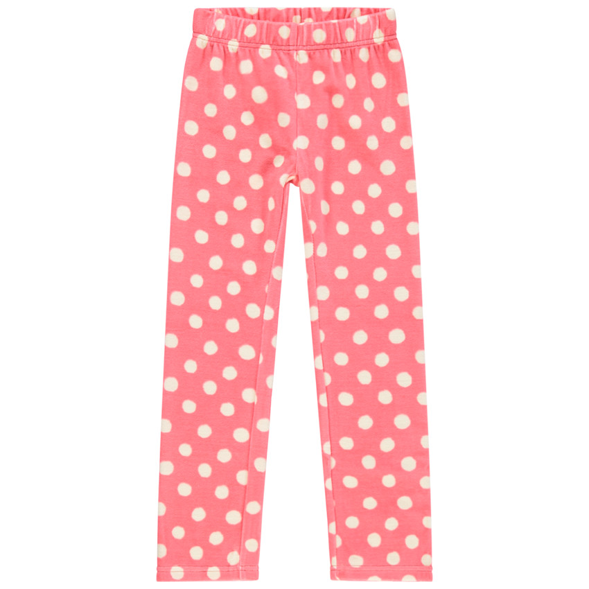 Pelele de terciopelo con estampado de lunares y print de Minnie Disney para niña 