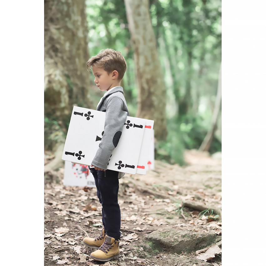 Pantalón de terciopelo con tachuelas de fantasía y efecto arrugado 