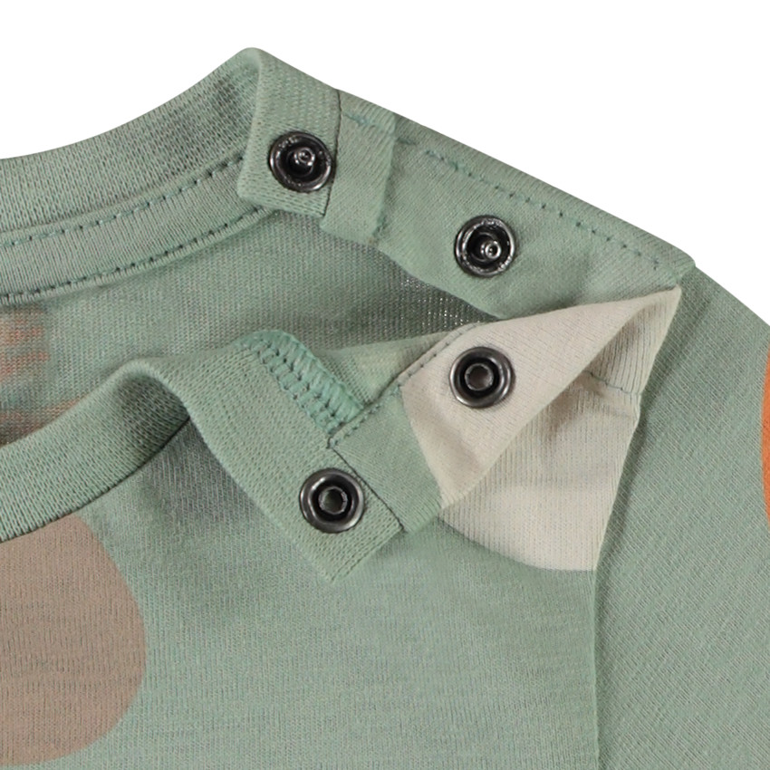 Camiseta de manga larga estampada arty para bebé niño 