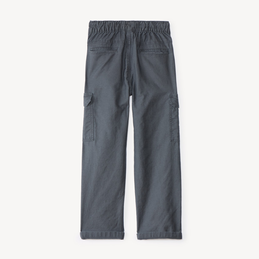 Pantalón recto con bolsillos de cargo para niño 